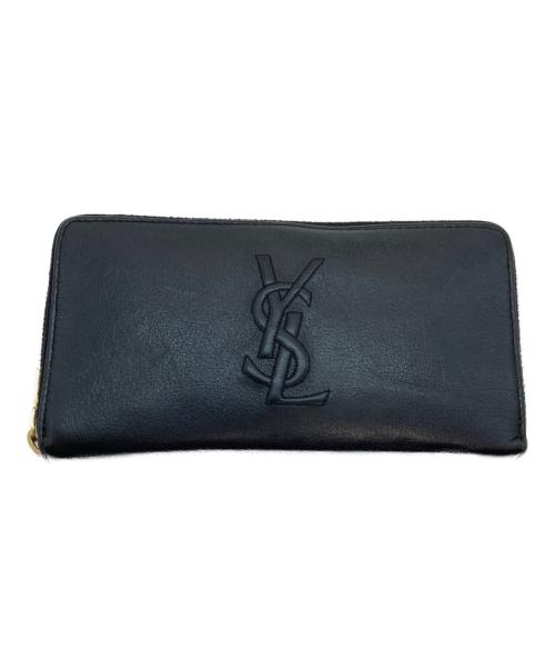 Saint Laurent Paris（サンローランパリ）Saint Laurent Paris (サンローランパリ) 長財布 ブラックの古着・服飾アイテム