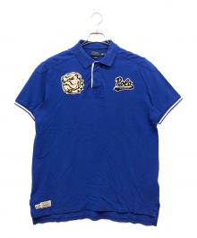 POLO RALPH LAUREN（ポロ・ラルフローレン）の古着「CUSTOM FIT ポロシャツ」｜ブルー