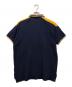 POLO RALPH LAUREN (ポロ・ラルフローレン) CUSTOM FIT ポロシャツ ネイビー×イエロー サイズ:XL：4000円