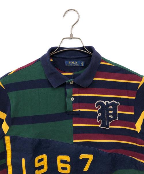 POLO RALPH LAUREN（ポロ・ラルフローレン）POLO RALPH LAUREN (ポロ・ラルフローレン) クレイジーパターン ポロシャツ マルチカラー サイズ:XLの古着・服飾アイテム