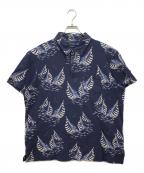 POLO RALPH LAURENポロ・ラルフローレン）の古着「FEATHER WEIGHT MESH ポロシャツ」｜ネイビー