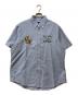 POLO RALPH LAUREN（ポロ・ラルフローレン）の古着「HAWAII MAP オックスフォードシャツ」｜ブルー