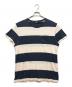 RRL（ダブルアールエル）の古着「太ボーダーTシャツ」｜ネイビー×ホワイト