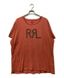 RRL（ダブルアールエル）の古着「ランチロゴプリントTシャツ」｜レッド