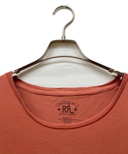 RRL（ダブルアールエル）RRL (ダブルアールエル) ランチロゴプリントTシャツ レッド サイズ:XXLの古着・服飾アイテム