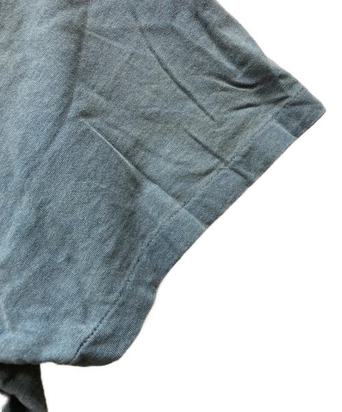 RRL（ダブルアールエル）RRL (ダブルアールエル) インディゴ染め プリントTシャツ ネイビー サイズ:XLの古着・服飾アイテム