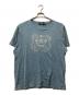 RRL（ダブルアールエル）の古着「インディゴ染め プリントTシャツ」｜ネイビー