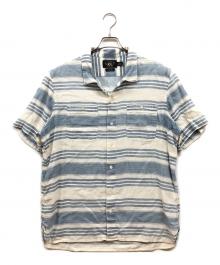 RRL（ダブルアールエル）の古着「RIVERA S/S WORK SHIRT」｜ホワイト×ブルー