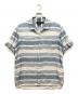 RRL（ダブルアールエル）の古着「RIVERA S/S WORK SHIRT」｜ホワイト×ブルー