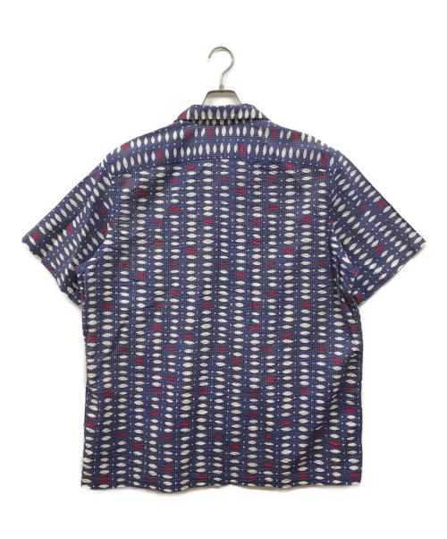 RRL（ダブルアールエル）RRL (ダブルアールエル) 魚柄 シアサッカー オープンカラーシャツ マルチカラー サイズ:XLの古着・服飾アイテム