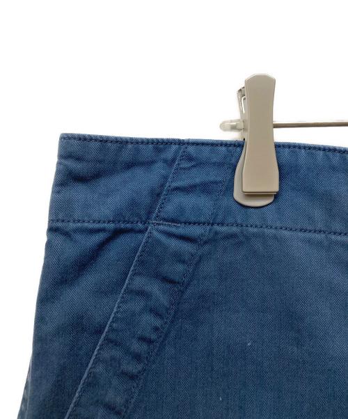 RRL（ダブルアールエル）RRL (ダブルアールエル) ヘリンボーン フィールドユーティリティショーツ ネイビー サイズ:38の古着・服飾アイテム