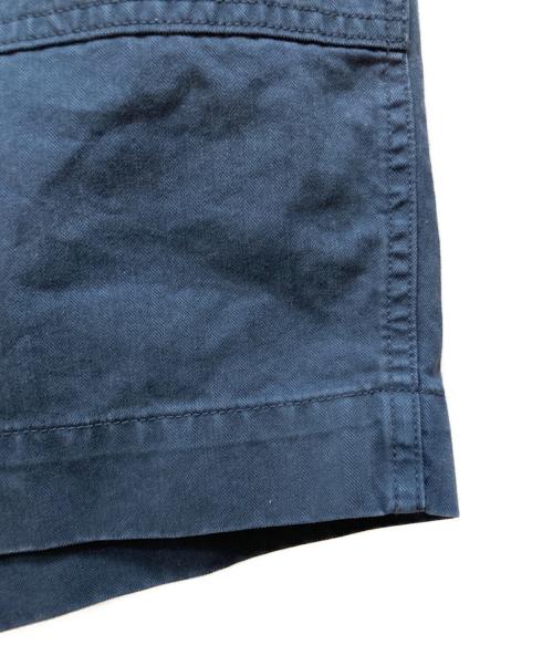 RRL（ダブルアールエル）RRL (ダブルアールエル) ヘリンボーン フィールドユーティリティショーツ ネイビー サイズ:38の古着・服飾アイテム