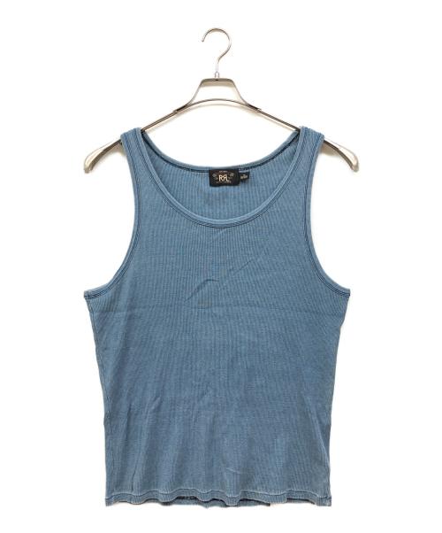 RRL（ダブルアールエル）RRL (ダブルアールエル) インディゴ染めタンクトップ インディゴ サイズ:XLの古着・服飾アイテム