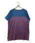RRL (ダブルアールエル) インディゴボーダーTシャツ インディゴ×レッド サイズ:XL：8000円