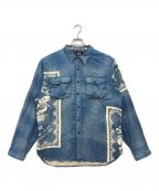 ）の古着「HUXLEY WORK SHIRT」｜インディゴ