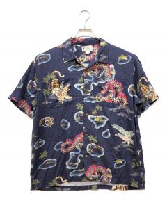 中古・古着通販】RRL (ダブルアールエル) トロピカル柄ヘリンボーン
