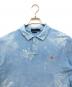 POLO RALPH LAUREN (ポロ・ラルフローレン) CUSTOM FIT ポロシャツ ブルー サイズ:XL：5000円