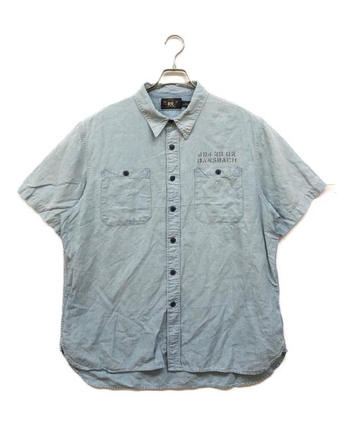 RRL（ダブルアールエル）RRL (ダブルアールエル) GLASSER WORK SHIRT インディゴ サイズ:XLの古着・服飾アイテム