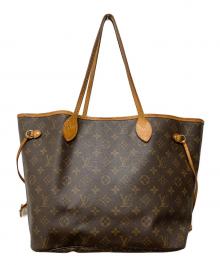 LOUIS VUITTON（ルイ ヴィトン）の古着「モノグラム ネヴァーフルMM トートバッグ」｜ブラウン
