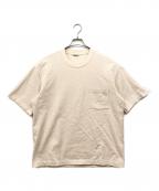 AURALEEオーラリー）の古着「STAND-UP TEE」｜アイボリー