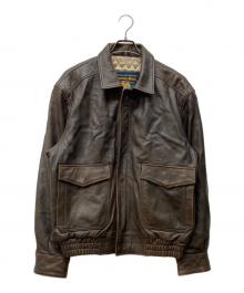 wilsons leather（ウィルソンズレザー）の古着「A-2フライトジャケット」｜ブラウン