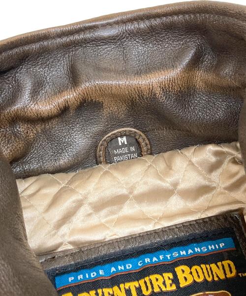 wilsons leather（ウィルソンズレザー）wilsons leather (ウィルソンズレザー) A-2フライトジャケット ブラウン サイズ:Mの古着・服飾アイテム