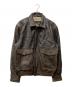 wilsons leather（ウィルソンズレザー）の古着「A-2フライトジャケット」｜ブラウン