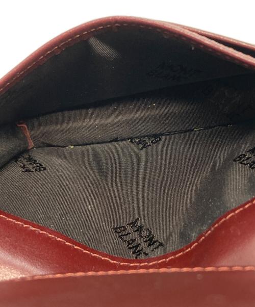 MONTBLANC（モンブラン）MONTBLANC (モンブラン) 名刺入れ ボルドーの古着・服飾アイテム