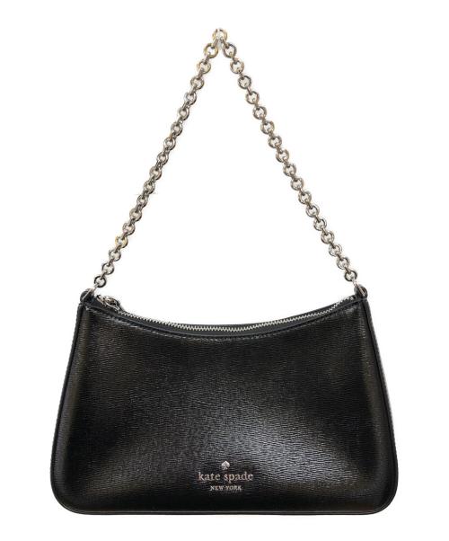 Kate Spade（ケイトスペード）Kate Spade (ケイトスペード) マルゴー テクスチャード パテント レザー コンバーチブル クロスボディ ブラックの古着・服飾アイテム