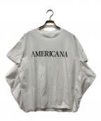 Americanaアメリカーナ）の古着「半袖カットソー」｜ホワイト