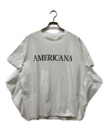Americana（アメリカーナ）の古着「半袖カットソー」｜ホワイト