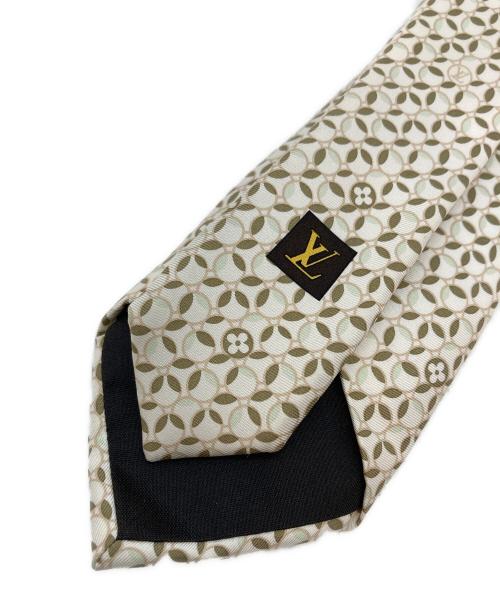 LOUIS VUITTON（ルイ ヴィトン）LOUIS VUITTON (ルイ ヴィトン) シルクネクタイ ベージュ サイズ:記載なしの古着・服飾アイテム