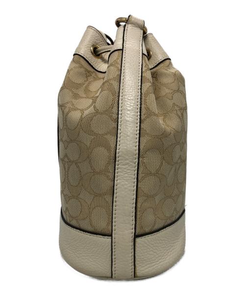 COACH（コーチ）COACH (コーチ) 2WAYショルダーバッグ ベージュの古着・服飾アイテム