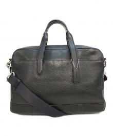 COACH（コーチ）の古着「レザーブリーフケース」｜ブラック