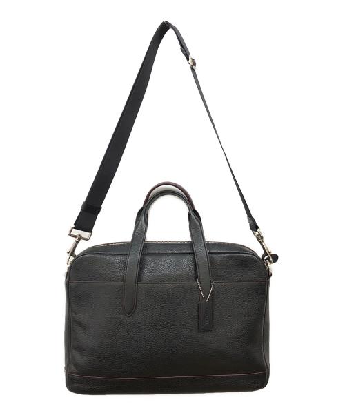 COACH（コーチ）COACH (コーチ) レザーブリーフケース ブラックの古着・服飾アイテム