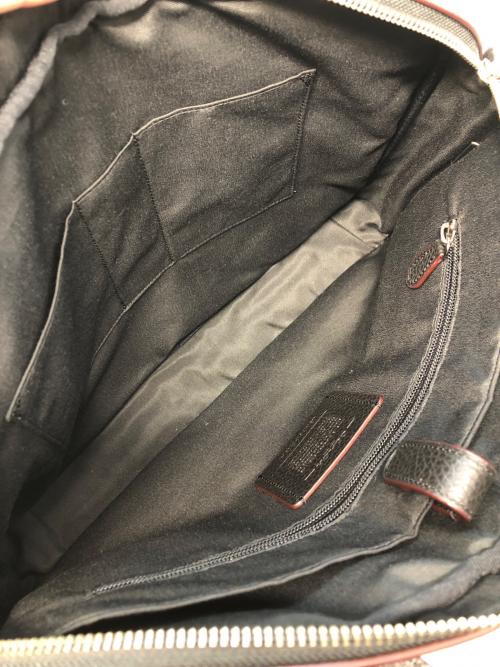 COACH（コーチ）COACH (コーチ) レザーブリーフケース ブラックの古着・服飾アイテム