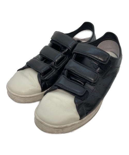 YOHJI YAMAMOTO（ヨウジヤマモト）YOHJI YAMAMOTO (ヨウジヤマモト) STAN SMITH VELC ホワイト×ブラック サイズ:25.5の古着・服飾アイテム