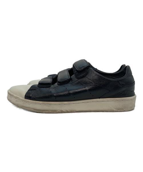 YOHJI YAMAMOTO（ヨウジヤマモト）YOHJI YAMAMOTO (ヨウジヤマモト) STAN SMITH VELC ホワイト×ブラック サイズ:25.5の古着・服飾アイテム