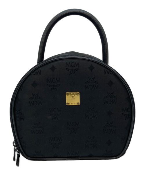 MCM（エムシーエム）MCM (エムシーエム) ナイロンハンドバッグ ブラックの古着・服飾アイテム