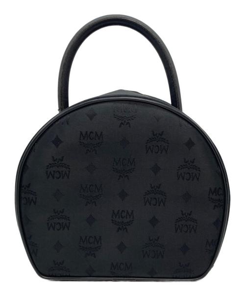 MCM（エムシーエム）MCM (エムシーエム) ナイロンハンドバッグ ブラックの古着・服飾アイテム