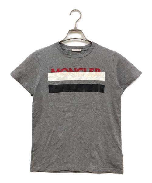 MONCLER（モンクレール）MONCLER (モンクレール) 半袖カットソー グレー サイズ:14の古着・服飾アイテム