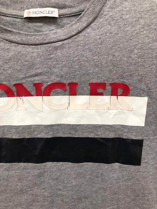 MONCLER（モンクレール）MONCLER (モンクレール) 半袖カットソー グレー サイズ:14の古着・服飾アイテム