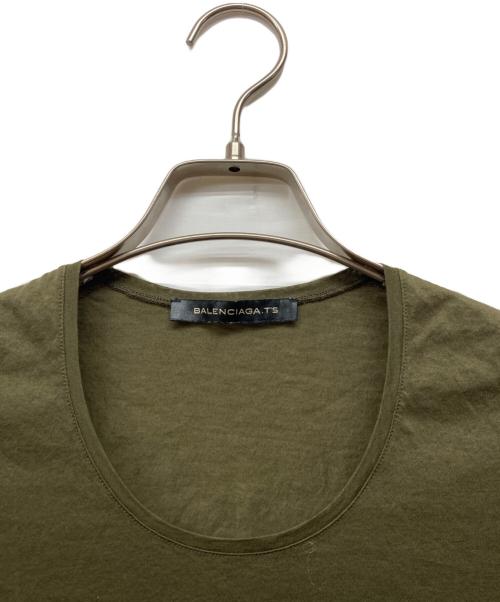 BALENCIAGA（バレンシアガ）BALENCIAGA (バレンシアガ) プリントカットソー カーキ サイズ:34の古着・服飾アイテム