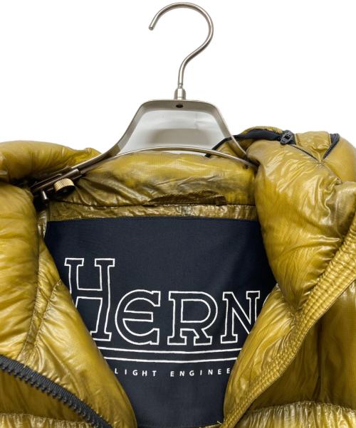 HERNO（ヘルノ）HERNO (ヘルノ) ダウンジャケット イエロー サイズ:40の古着・服飾アイテム