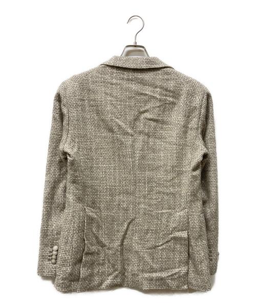 TAGLIATORE（タリアトーレ）TAGLIATORE (タリアトーレ) ツイードテーラードジャケット ベージュ サイズ:48の古着・服飾アイテム