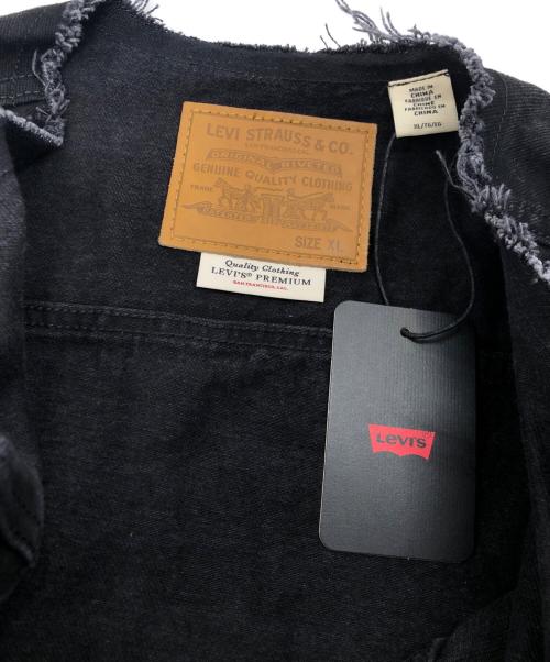 LEVI'S（リーバイス）LEVI'S (リーバイス) EDIFICE (エディフィス) Type 1 Trucker Jacket ブラック サイズ:XL 未使用品の古着・服飾アイテム