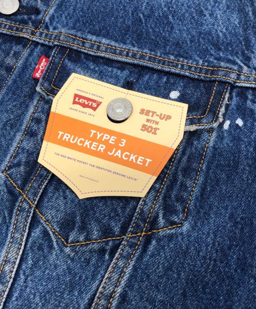 LEVI'S（リーバイス）LEVI'S (リーバイス) JOURNAL STANDARAD TYPE 3 DENIM TRUCKER JACKET ブルー サイズ:S 未使用品の古着・服飾アイテム
