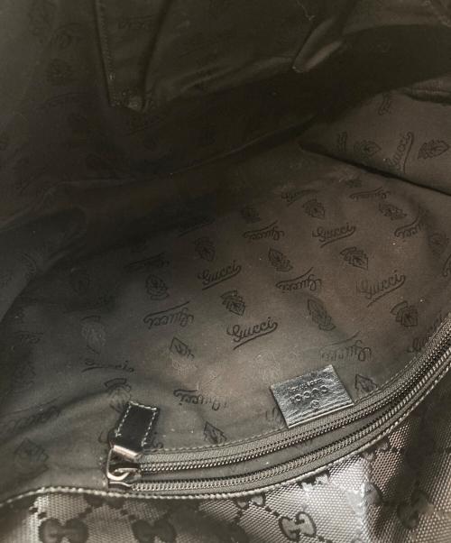 GUCCI（グッチ）GUCCI (グッチ) GGインプリメ・メッセンジャーバッグ ブラックの古着・服飾アイテム