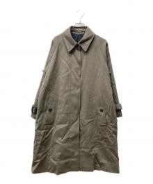 MARGARET HOWELL（マーガレットハウエル）の古着「MILLED WOOL TWILL」｜ブラウン