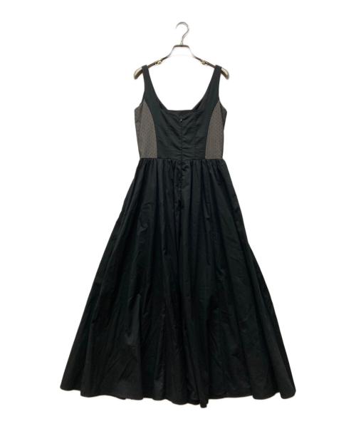 darich（ダーリッチ）Darich (ダーリッチ) コルセットデザインロングワンピース ブラック サイズ:Fの古着・服飾アイテム